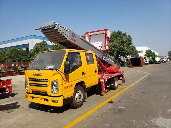 常州天宁附近云梯车出租 砂石搬运