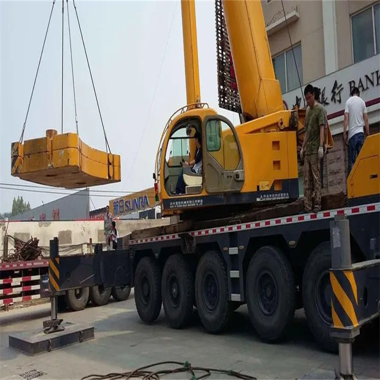 常州天宁当地吊车出租|机器吊装|75吨|工厂搬迁服务